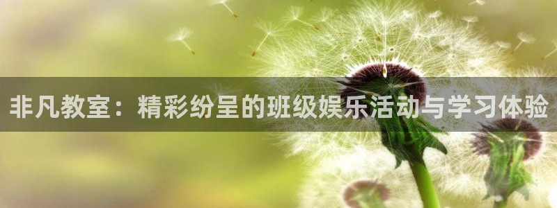 恒盛娱乐注册网站链接：非凡教室：精彩纷呈的班级娱乐活动与学习体验